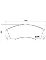 BREMBO P61089 Колодки дисковые передние