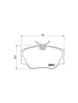 BREMBO P50008 Колодки дисковые передние