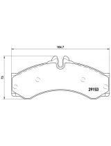 BREMBO P50028 Колодки дисковые передние/задние