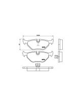 BREMBO P06011 Колодки дисковые задние