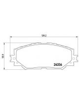 BREMBO P83082 Колодки дисковые передние
