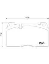 BREMBO P85122 Колодки дисковые передние