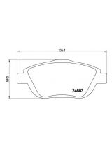 BREMBO P61103 Колодки дисковые передние