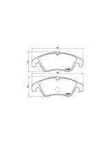 BREMBO P85098 Колодки дисковые передние с датчиком