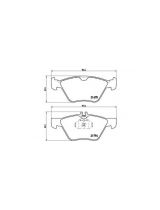 BREMBO P50026 Колодки дисковые передние
