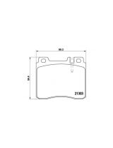 BREMBO P50018 Колодки дисковые передние