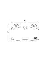 BREMBO P06018 Колодки дисковые передние
