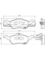 BREMBO P24046 Колодки дисковые передние