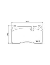 BREMBO P44018 Колодки дисковые