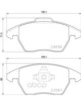 BREMBO P85148 Колодки дисковые передние