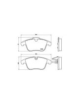 BREMBO P36022 Колодки дисковые