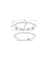 BREMBO P09010 Колодки дисковые