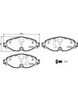 BREMBO P85147 Колодки дисковые передние