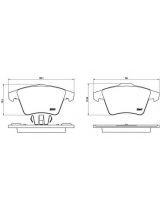 BREMBO P85106 Колодки дисковые