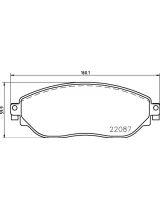 BREMBO P59082 Колодки дисковые передние