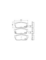 BREMBO P56029 Колодки дисковые