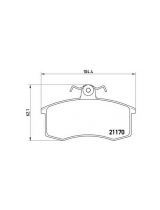 BREMBO P41003 Колодки дисковые