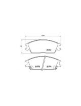 BREMBO P30024 Колодки дисковые
