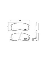 BREMBO P54014 Колодки дисковые