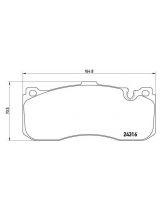 BREMBO P06041 Колодки дисковые