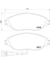 BREMBO P85131 Колодки дисковые