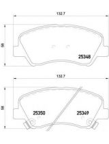 BREMBO P18025 Колодки дисковые