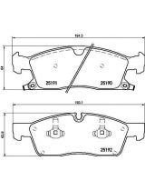 BREMBO P37015 Колодки дисковые передние