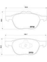 BREMBO P24158 Колодки дисковые