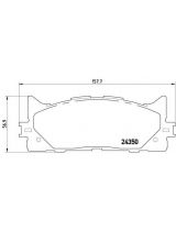 BREMBO P83117 Колодки дисковые передние