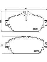 BREMBO P50118 Колодки дисковые передние