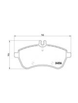 BREMBO P50067 Колодки дисковые передние