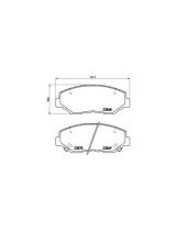 BREMBO P28035 Колодки дисковые передние