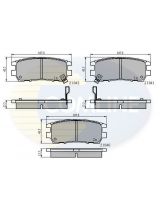 COMLINE CBP3233 Колодки дисковые задние