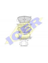 ICER 182147 Колодки дисковые