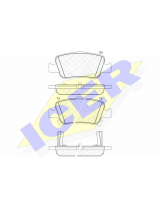 ICER 181870 Колодки дисковые задние