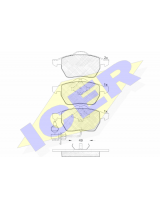 ICER 181384 Колодки дисковые передние