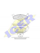 ICER 181178 Колодки дисковые передние