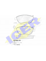 ICER 181440-701 Колодки дисковые передние