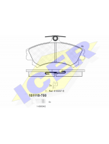 ICER 181118-700 Колодки дисковые