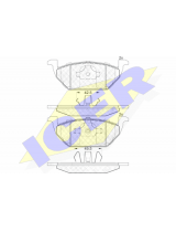 ICER 181338 Колодки дисковые передние