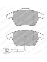 Delphi LP1837 Колодки дисковые передние