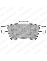 Delphi LP1701 Колодки дисковые задние