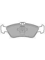 Delphi LP1596 Колодки дисковые задние