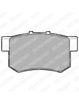 Delphi LP948 Колодки дисковые задние