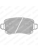 Delphi LP1717 Колодки дисковые задние