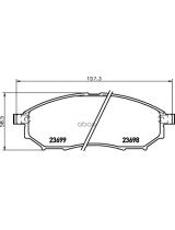 NISSHINBO NP2059 Колодки дисковые передние
