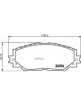 NISSHINBO NP1019 Колодки дисковые передние