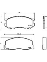 NISSHINBO NP1002 Колодки дисковые передние