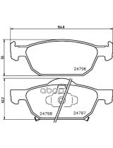 NISSHINBO NP8018 Колодки дисковые передние