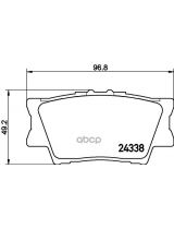 NISSHINBO NP1016 Колодки дисковые задние
